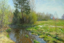 Spring Waters - oil, canvas