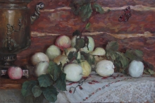 Apples - oil, canvas