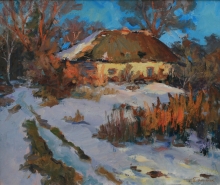 Abandoned House - oil, canvas
