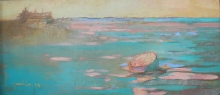 At Anchorage - oil, canvas