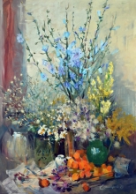 Tenderness Of June - oil, canvas