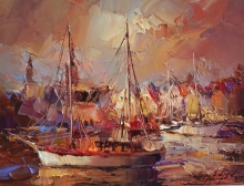 Gdansk - oil, canvas