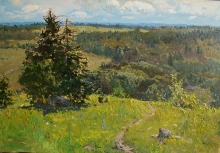 Forest Vast Spaces - oil, canvas