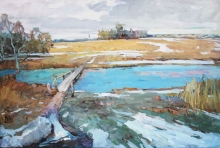 Muranovo Ahead - oil, canvas
