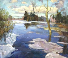 Flood - oil, canvas
