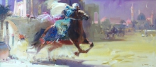 Oriental Tale - oil, canvas