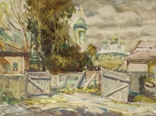 Before The Rain - oil, canvas