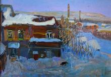 Last Ray - oil, canvas