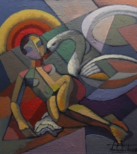 Touch - oil, canvas
