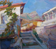 Part Of Gurzuf - oil, canvas