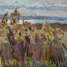 Reeds - oil, canvas